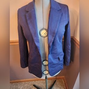 MaryCraft Size 12 Ladies Pant Suit Navy Blue